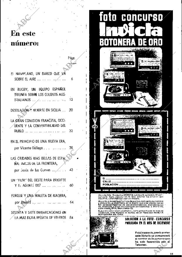 BLANCO Y NEGRO MADRID 27-01-1968 página 19
