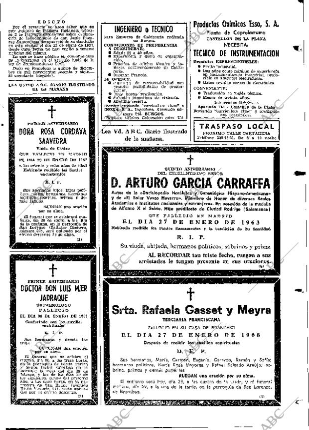 ABC MADRID 28-01-1968 página 123