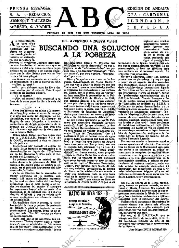 ABC MADRID 28-01-1968 página 3