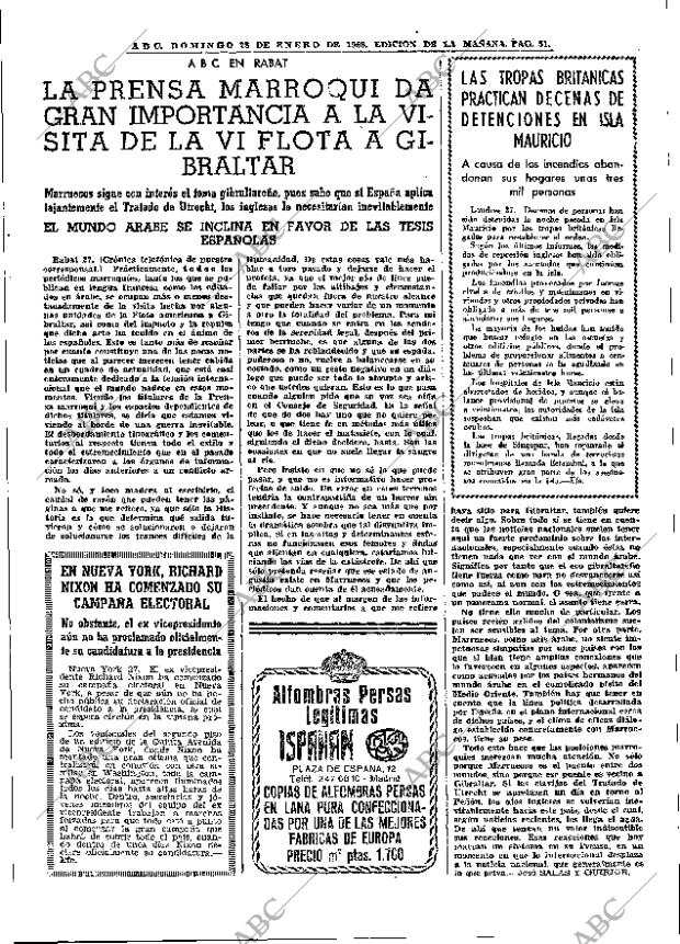 ABC MADRID 28-01-1968 página 51