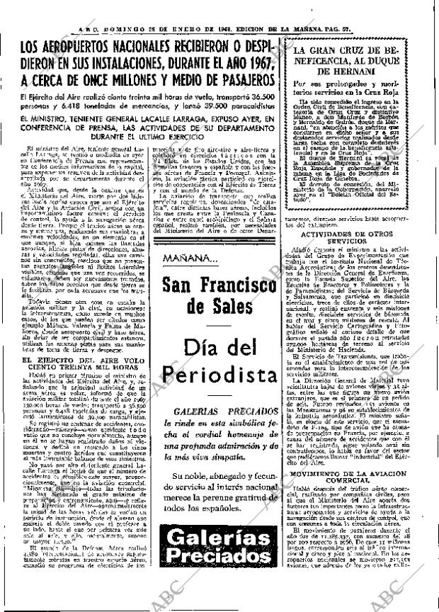 ABC MADRID 28-01-1968 página 57