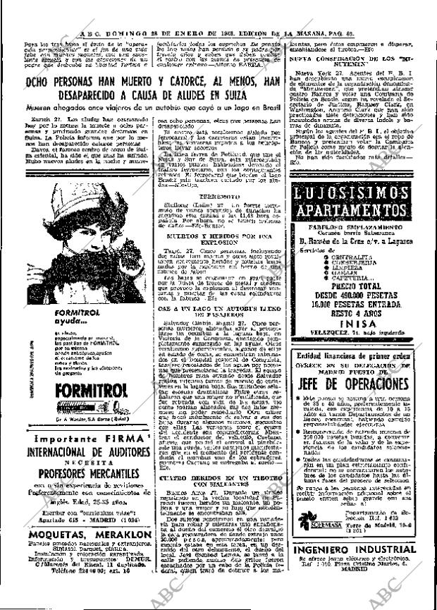 ABC MADRID 28-01-1968 página 60