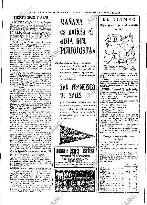 ABC MADRID 28-01-1968 página 62