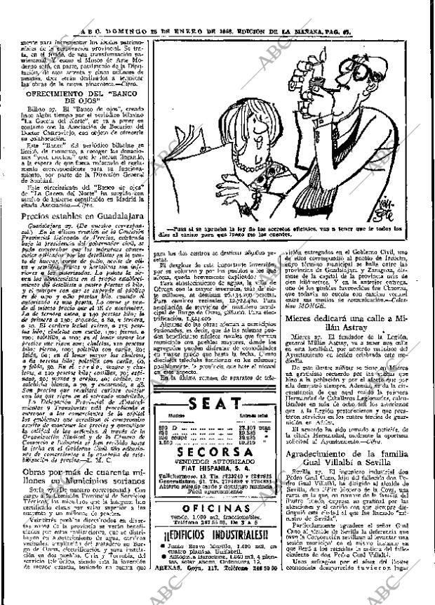 ABC MADRID 28-01-1968 página 67