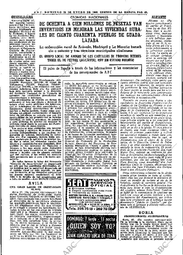 ABC MADRID 28-01-1968 página 69