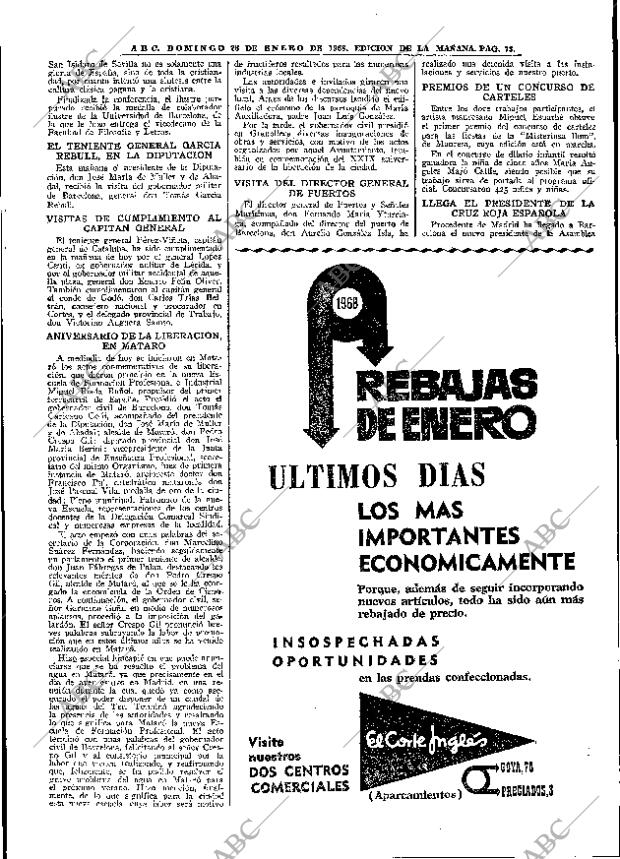 ABC MADRID 28-01-1968 página 73