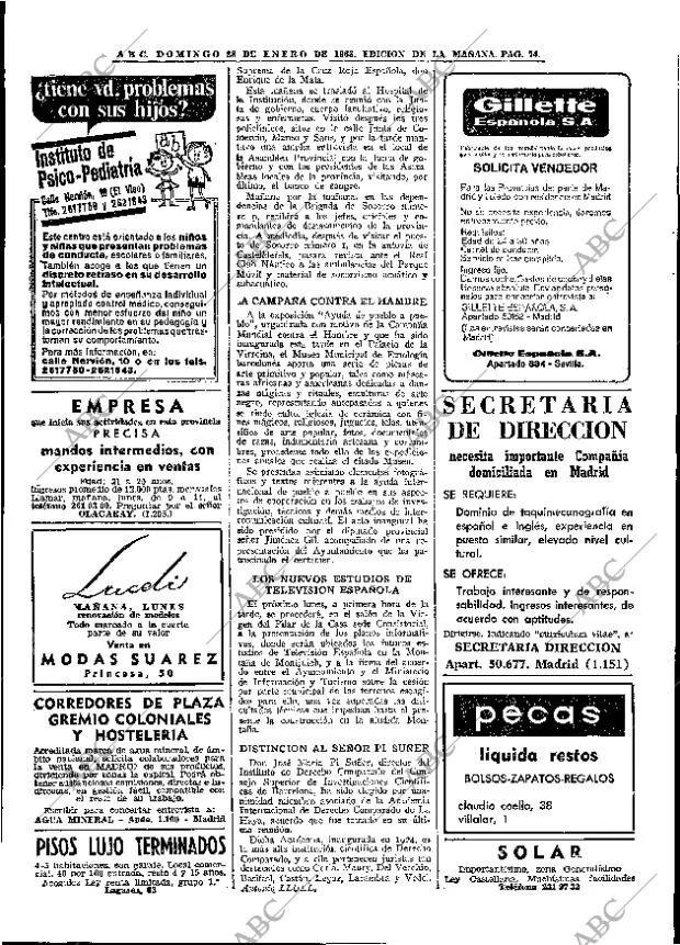 ABC MADRID 28-01-1968 página 74