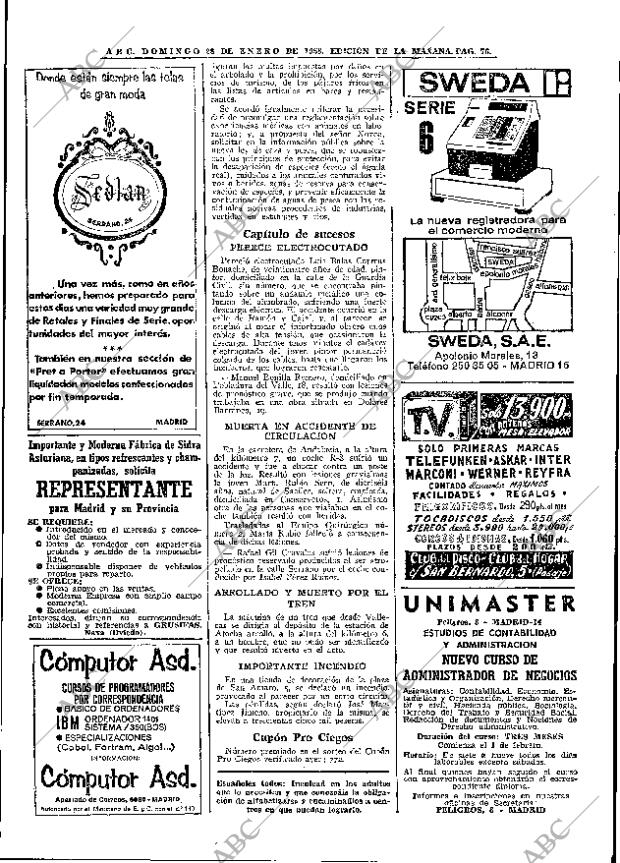 ABC MADRID 28-01-1968 página 76