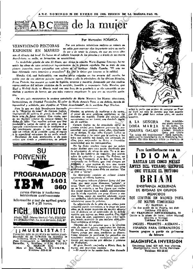 ABC MADRID 28-01-1968 página 83