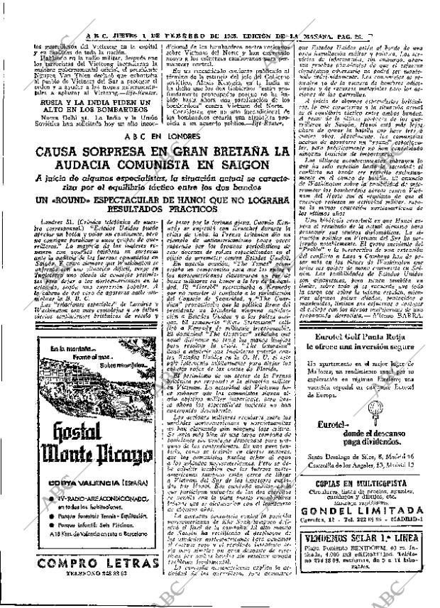 ABC MADRID 01-02-1968 página 26
