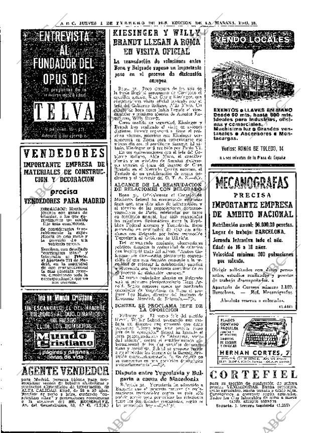 ABC MADRID 01-02-1968 página 28