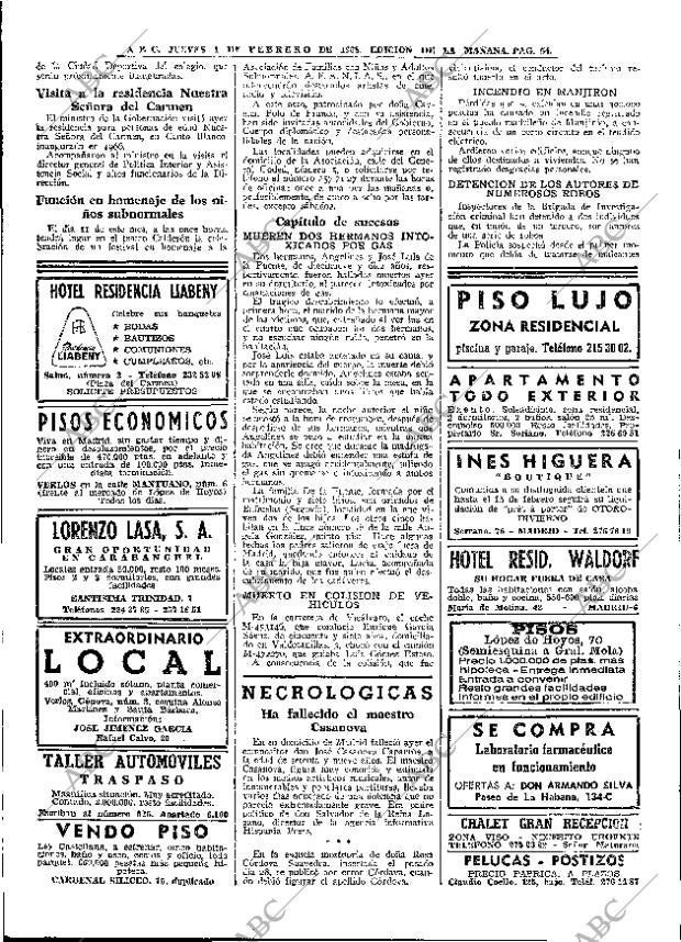 ABC MADRID 01-02-1968 página 54