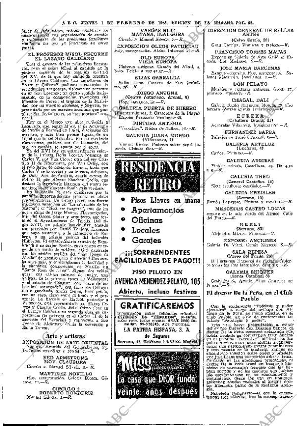 ABC MADRID 01-02-1968 página 58