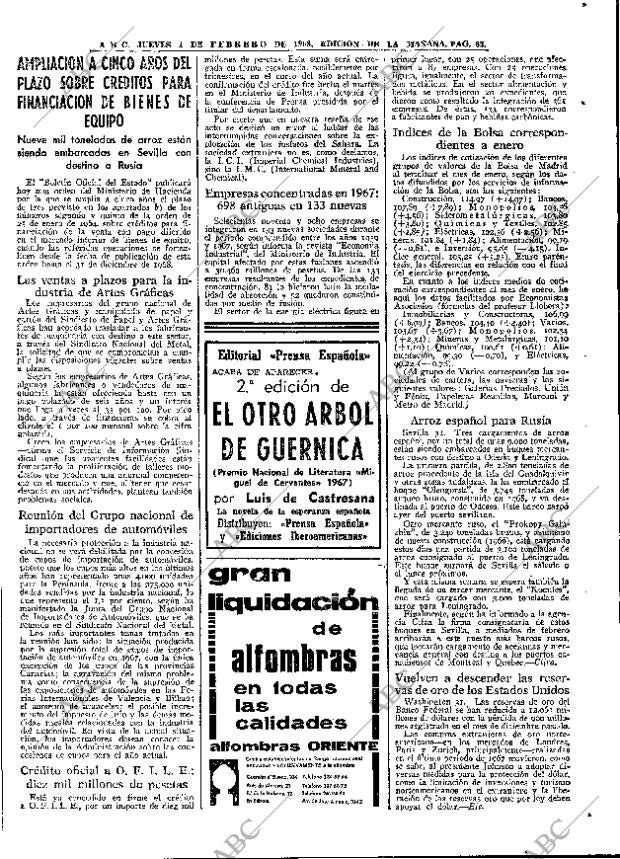 ABC MADRID 01-02-1968 página 63