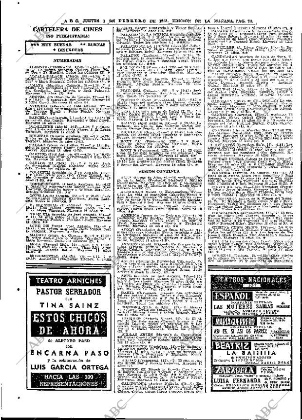 ABC MADRID 01-02-1968 página 78