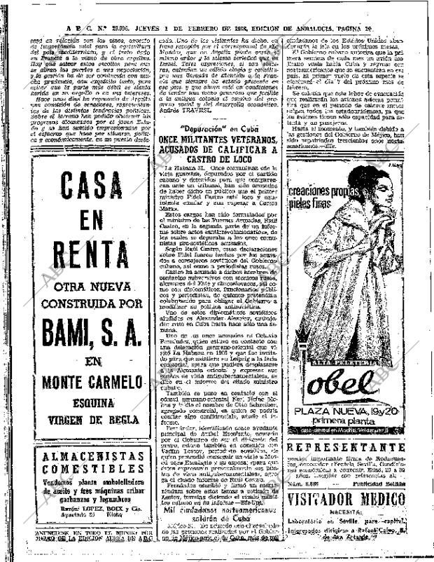 ABC SEVILLA 01-02-1968 página 20