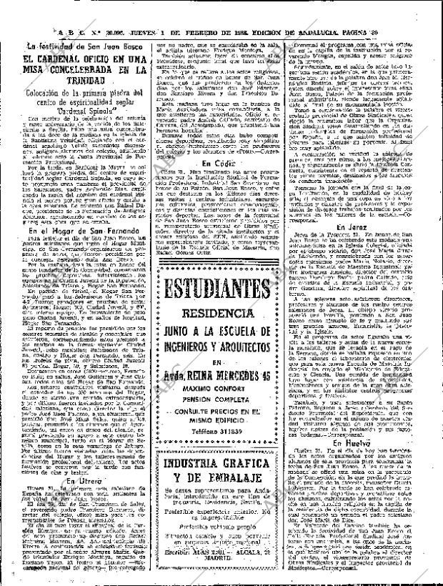 ABC SEVILLA 01-02-1968 página 30