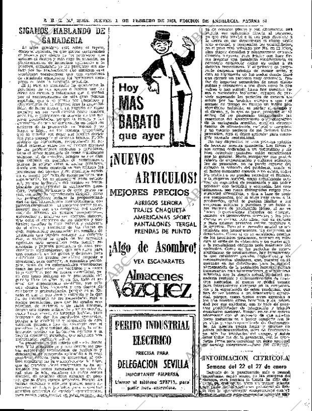 ABC SEVILLA 01-02-1968 página 33