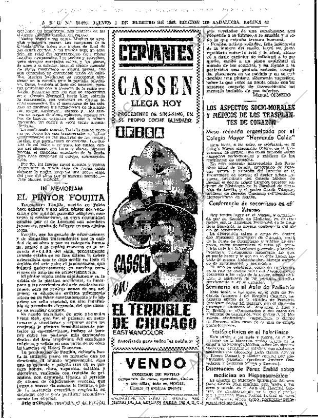 ABC SEVILLA 01-02-1968 página 42