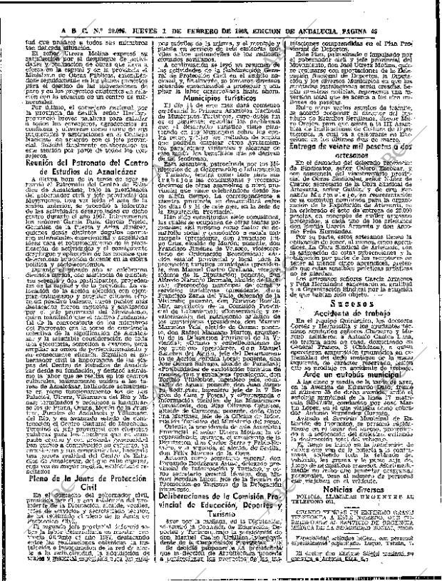 ABC SEVILLA 01-02-1968 página 46