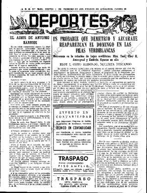 ABC SEVILLA 01-02-1968 página 49