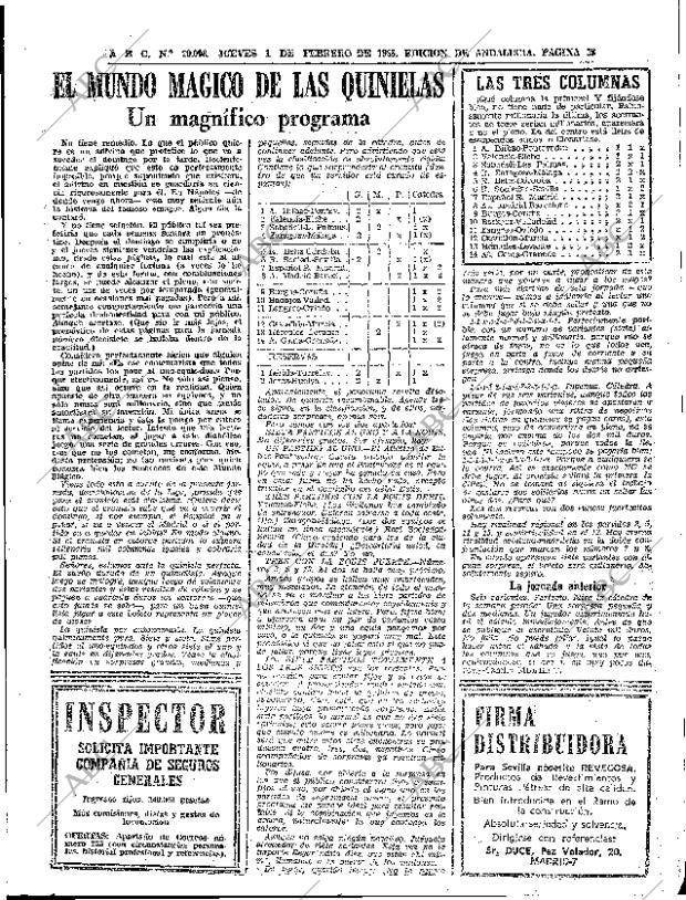 ABC SEVILLA 01-02-1968 página 53