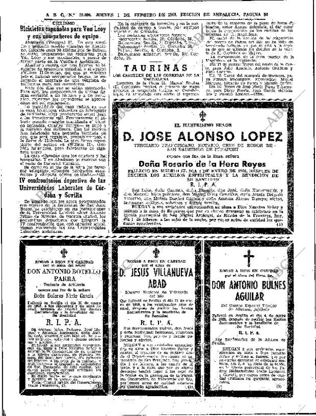 ABC SEVILLA 01-02-1968 página 54