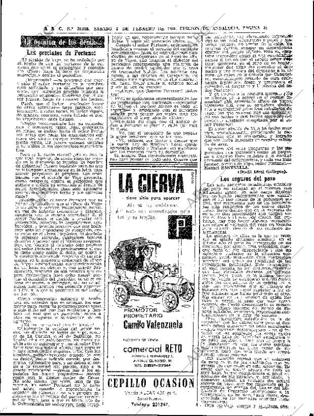 ABC SEVILLA 03-02-1968 página 31