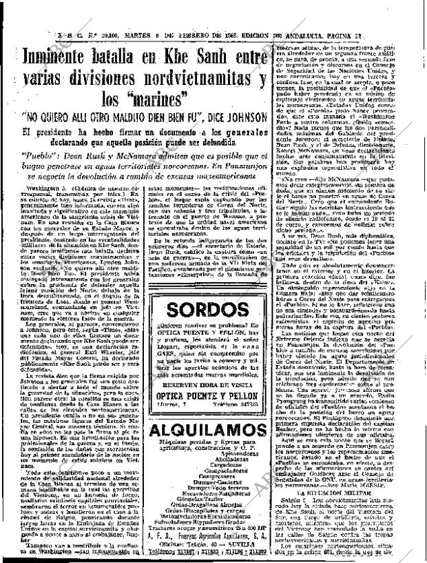 ABC SEVILLA 06-02-1968 página 17