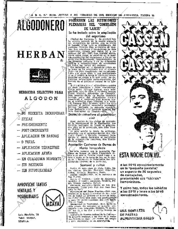 ABC SEVILLA 08-02-1968 página 32