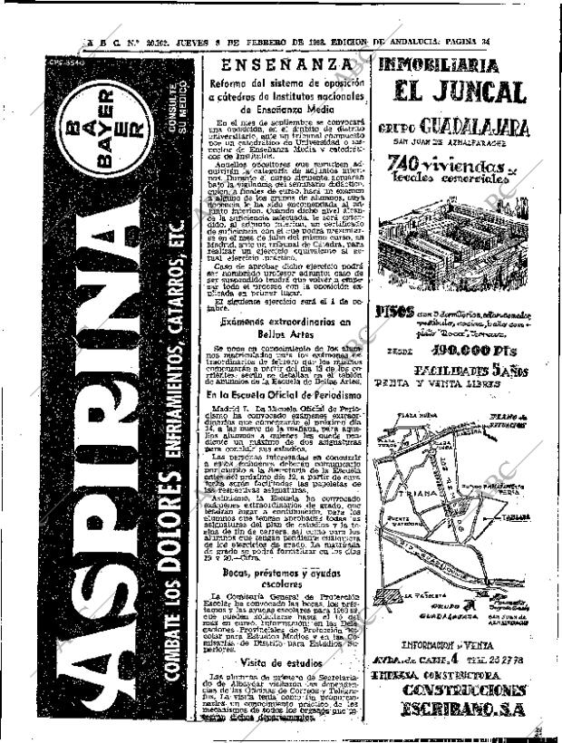 ABC SEVILLA 08-02-1968 página 34