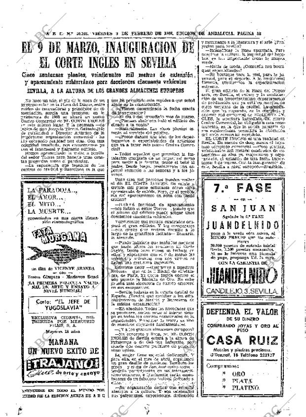 ABC SEVILLA 09-02-1968 página 52