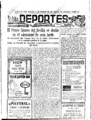 ABC SEVILLA 11-02-1968 página 69