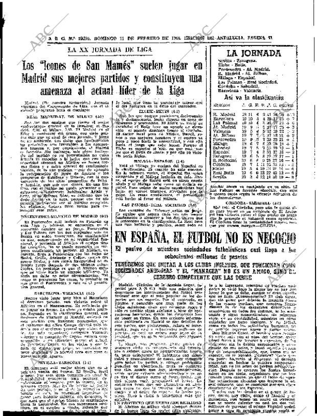 ABC SEVILLA 11-02-1968 página 71