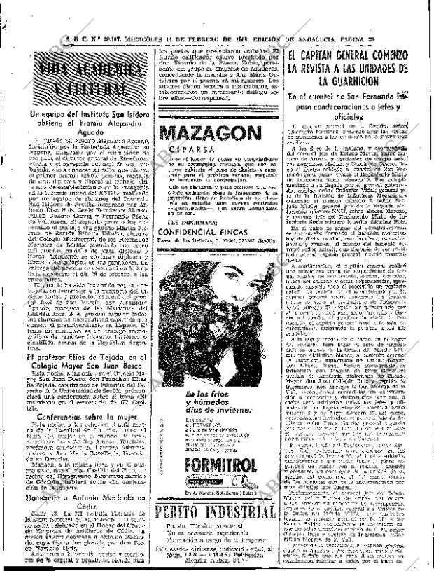 ABC SEVILLA 14-02-1968 página 29
