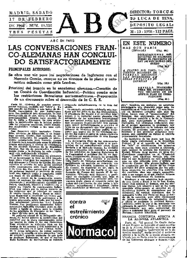 ABC MADRID 17-02-1968 página 39