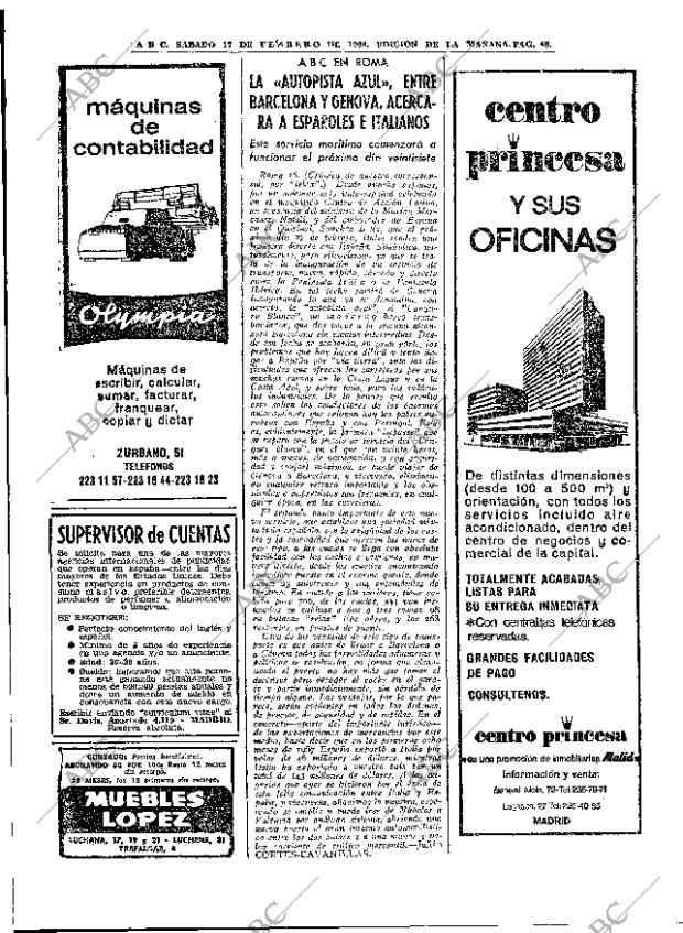 ABC MADRID 17-02-1968 página 48