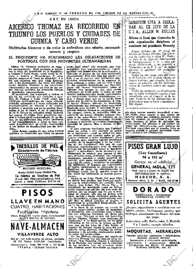 ABC MADRID 17-02-1968 página 49