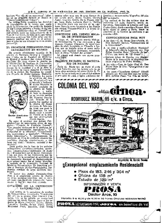 ABC MADRID 17-02-1968 página 75