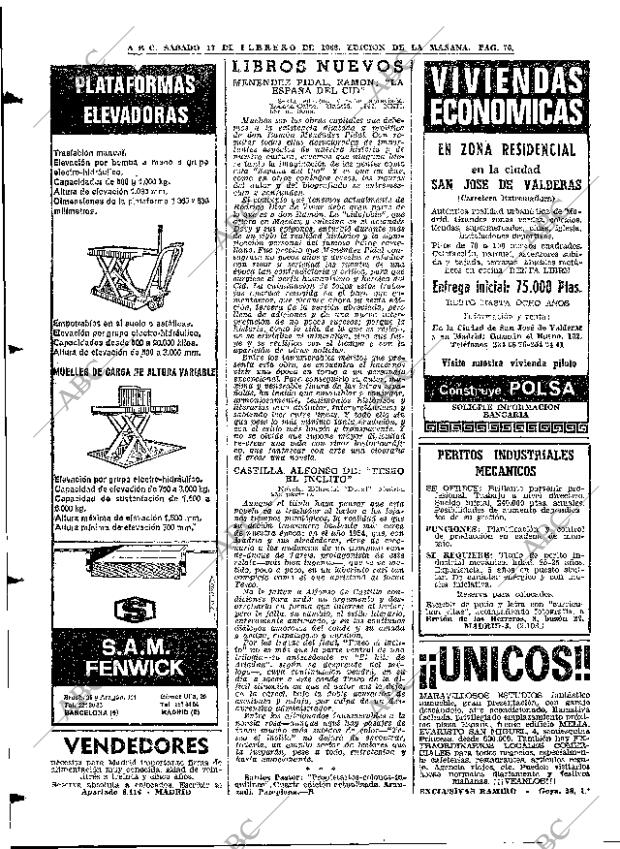 ABC MADRID 17-02-1968 página 76