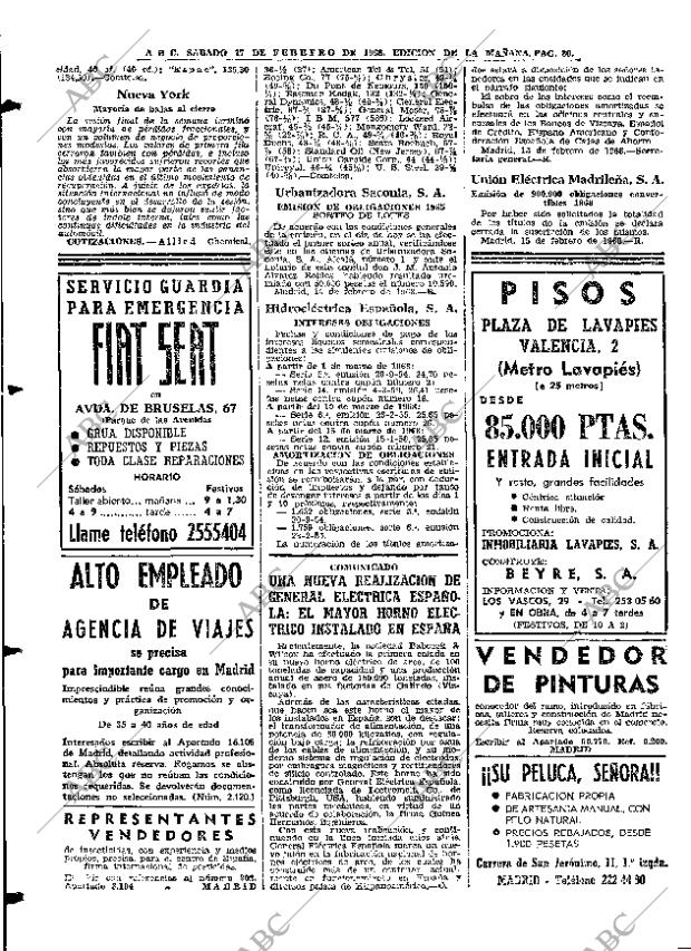 ABC MADRID 17-02-1968 página 80