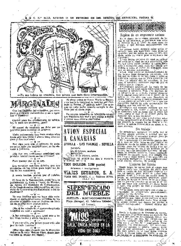 ABC SEVILLA 17-02-1968 página 35