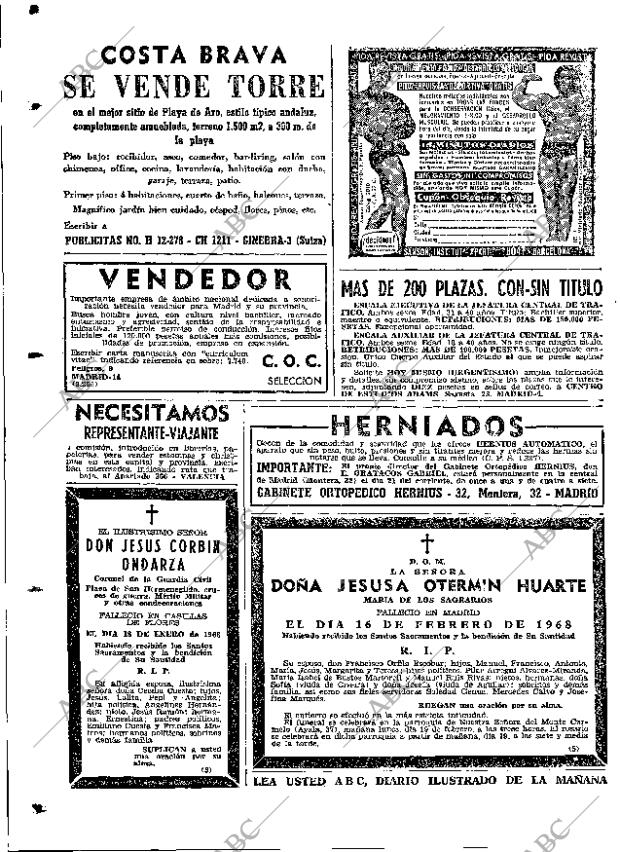 ABC MADRID 18-02-1968 página 116