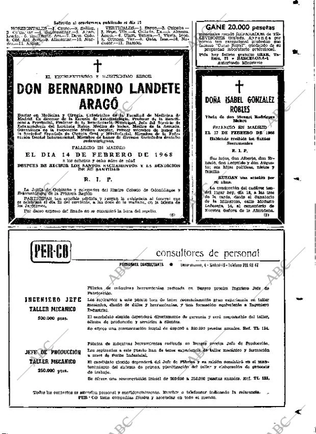 ABC MADRID 18-02-1968 página 117