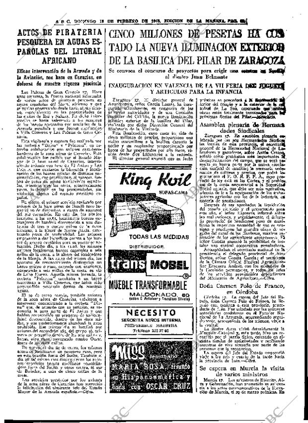 ABC MADRID 18-02-1968 página 59