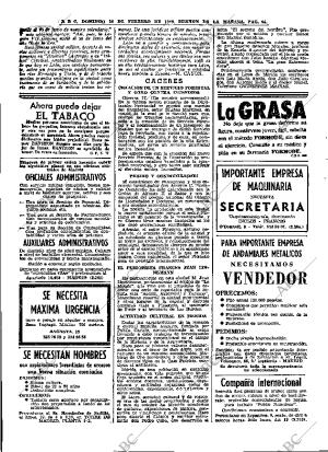 ABC MADRID 18-02-1968 página 64