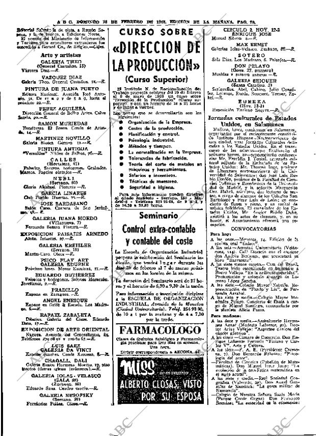 ABC MADRID 18-02-1968 página 76