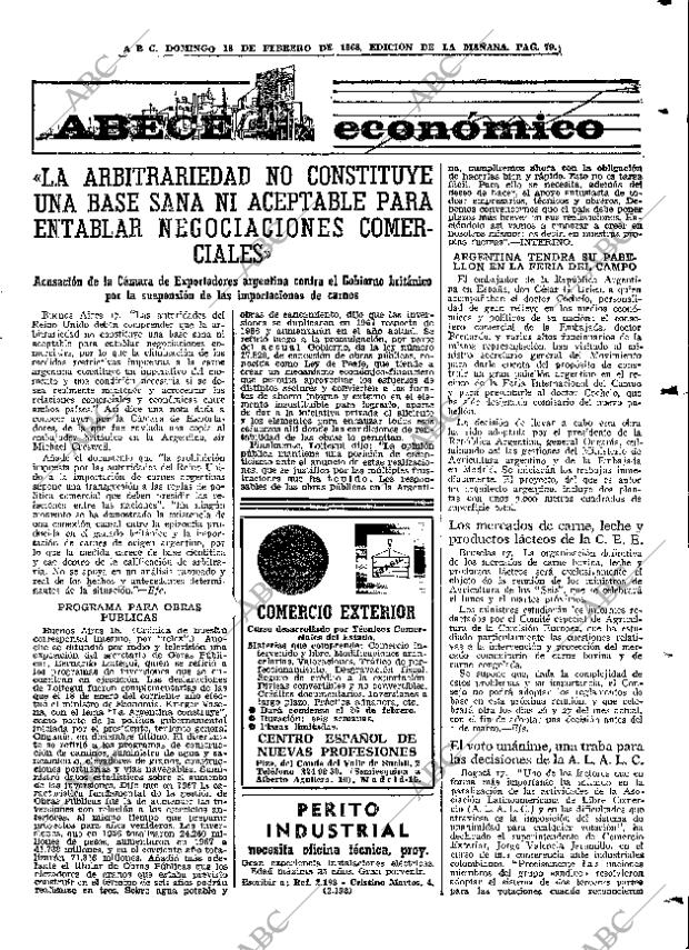 ABC MADRID 18-02-1968 página 79