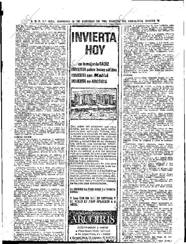 ABC SEVILLA 18-02-1968 página 71