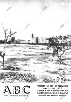 ABC MADRID 20-02-1968 página 1